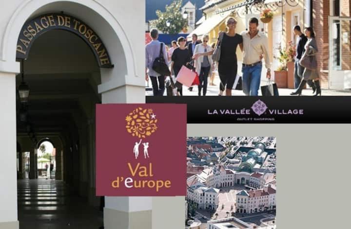 Saint-Germain-sur-Morin Appartement Spacieux Disneyland - La Vallee Village - 6 Personnes - 60M2 מראה חיצוני תמונה